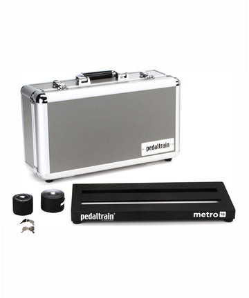 Bàn Pedal Pedaltrain Metro 16 16" x 8" Pedalboard with Hard Case