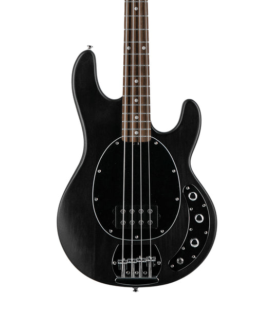 Đàn Guitar Bass Điện Sterling S.U.B Series RAY4 4-String Electric Bass Guitar, Jatoba FB - Trans Black Satin