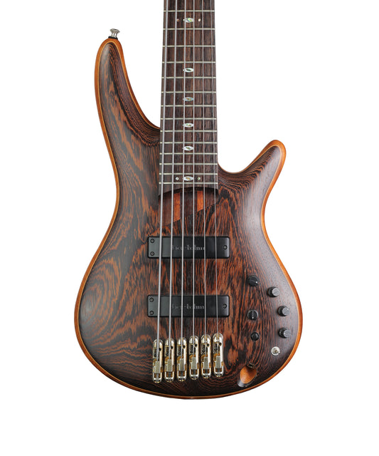 |Mint| Đàn guitar bass Ibanez Prestige SR5006 Modded 6-string Bass Guitar - Wenge