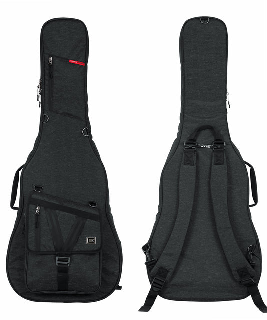 Bao đàn guitar thùng Gator Transit Acoustic Guitar Bag - Charcoal
