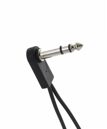 Dây tín hiệu pedal EBS Right Angle Flat Insert Cable - 1/4 inch TRS Male to Dual 1/4 inch TS Male