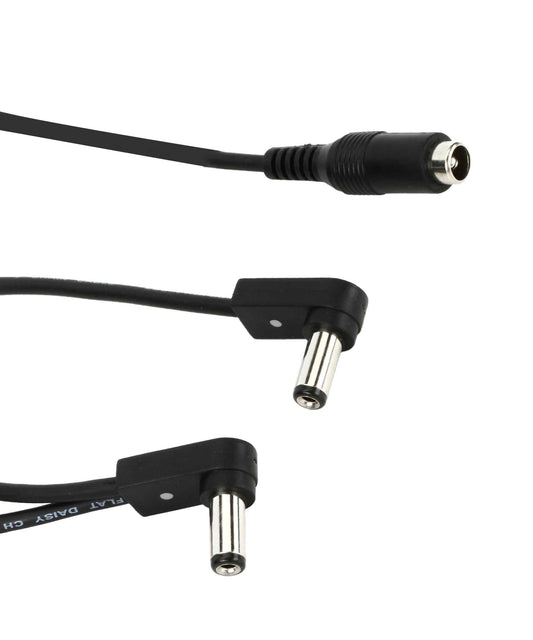 Dây cáp chia nguồn pedal EBS DC-6-90F - 9.45" Ang-Str Daisy-Chain Cable