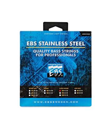 EBS Northern Light Bass Strings, Stainless Steel 45-105