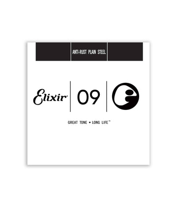 Dây đàn lẻ Elixir Anti-Rust Plain Steel Single Guitar String