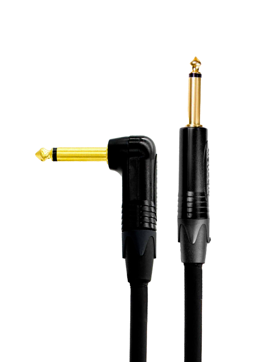Bộ dây tín hiệu kèm đầu nối thẳng/vuông Van Damme Cable with 1 Neutrik Straight Plug, 1 Neutrik Angle Plug