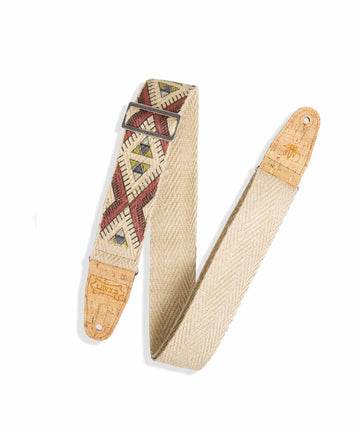 Dây đeo đàn guitar Levy's MH8P-002 Vegan Hemp Series Guitar Strap - Diamond