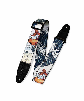 Dây đeo đàn guitar Levy's MPD2-016 Eastern Harmony Series Polyester Guitar Strap - Koi Fish