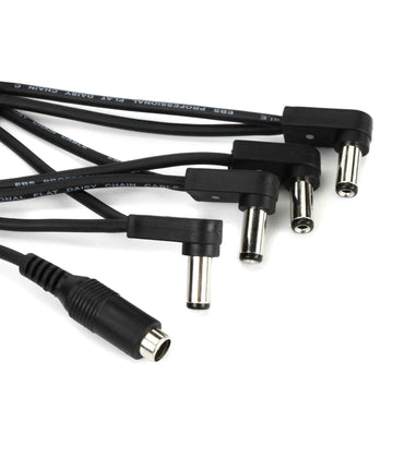 Dây cáp chia nguồn pedal EBS DC-4-90F - 9.45" Ang-Str Daisy-Chain Cable