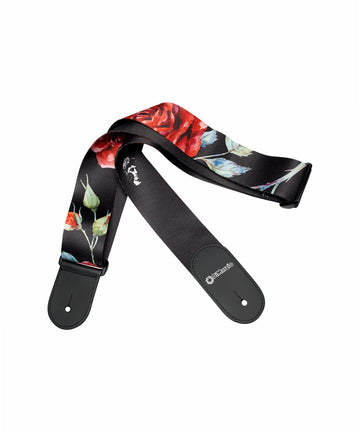Dây đeo đàn guitar DiMarzio DD3146 Tim Henson Polyphia Floral Muse Guitar Strap - Black