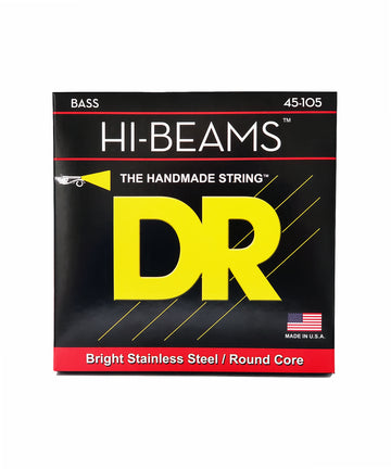 Dây đàn guitar bass DR Strings HI-BEAM™ - Stainless Steel Bass Strings: Medium 45-105