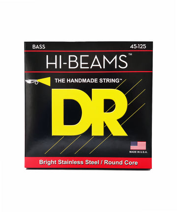 Dây đàn guitar bass DR Strings HI-BEAM™ - Stainless Steel Bass Strings: 5-String Medium 45-125