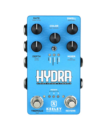 Keeley Hydra Stereo Reverb & Tremolo Pedal