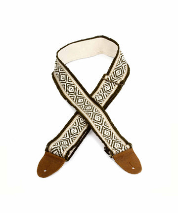 Dây đeo đàn LM Products The Bohemian Guitar Strap - Olive Green