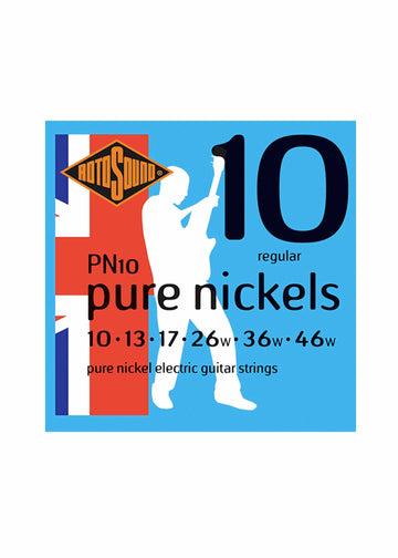 Dây đàn guitar điện Rotosound PN10 Roto Pure Nickel Electric Guitar Strings 10-46 Regular