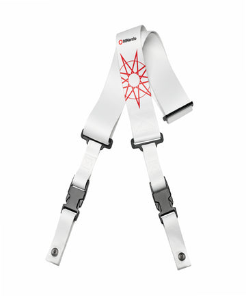 Dây đeo đàn guitar DiMarzio Jim Root #4 ClipLock Guitar Strap - White