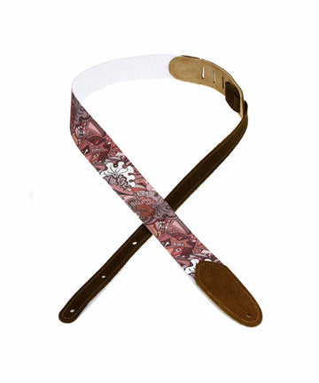 Dây đeo đàn LM Products Woodstock Series Guitar Strap - Red