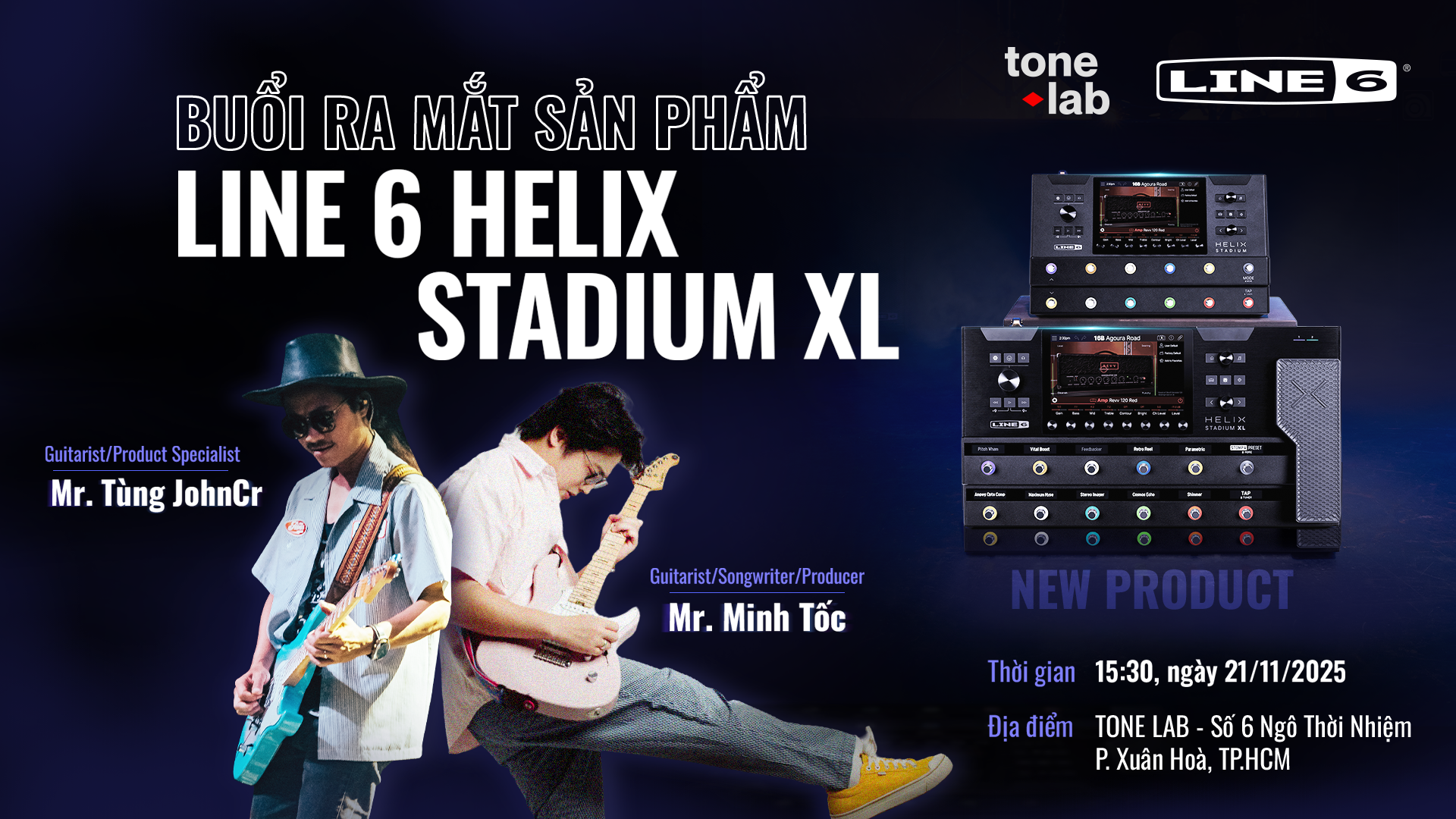 LINE 6 HELIX STADIUM XL: Sự kiện ra mắt sản phẩm cùng Yamaha Music Vietnam