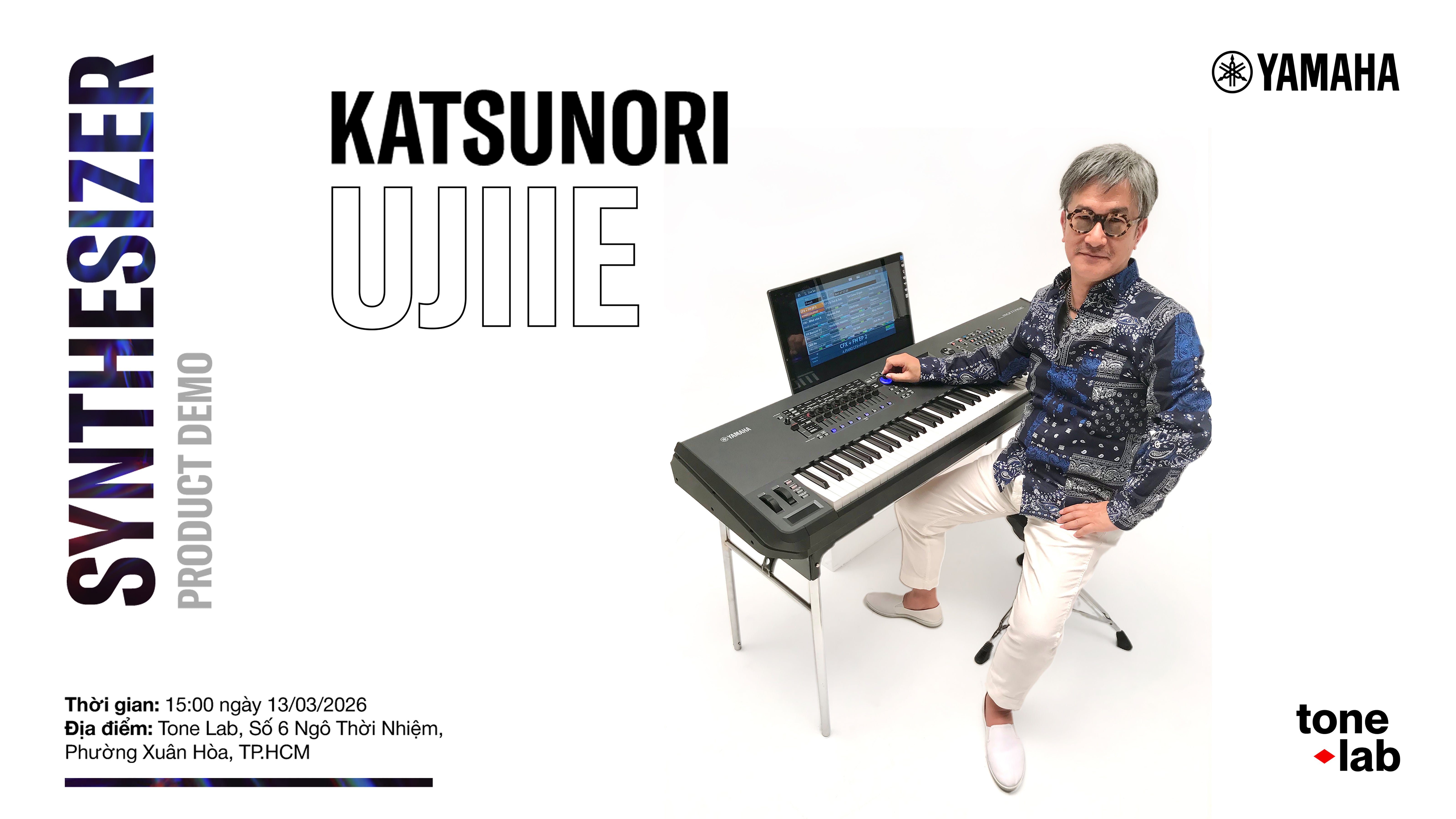 YAMAHA'S SYNTHESIZER DEMO: Sự kiện showcase Synthersizer cùng Katsunor