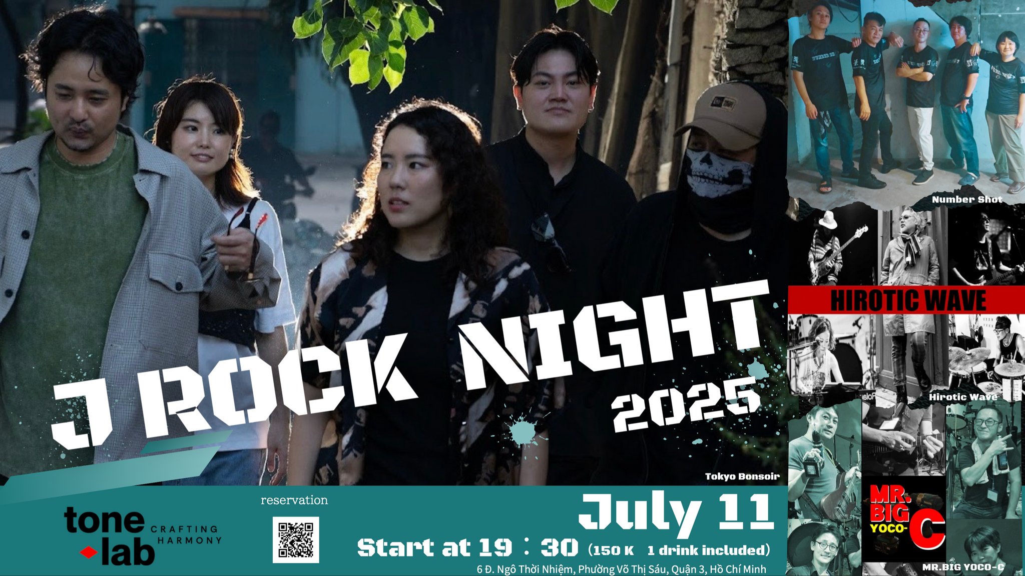 J ROCK NIGHT 2025 at Tone Lab - 11.07.2025