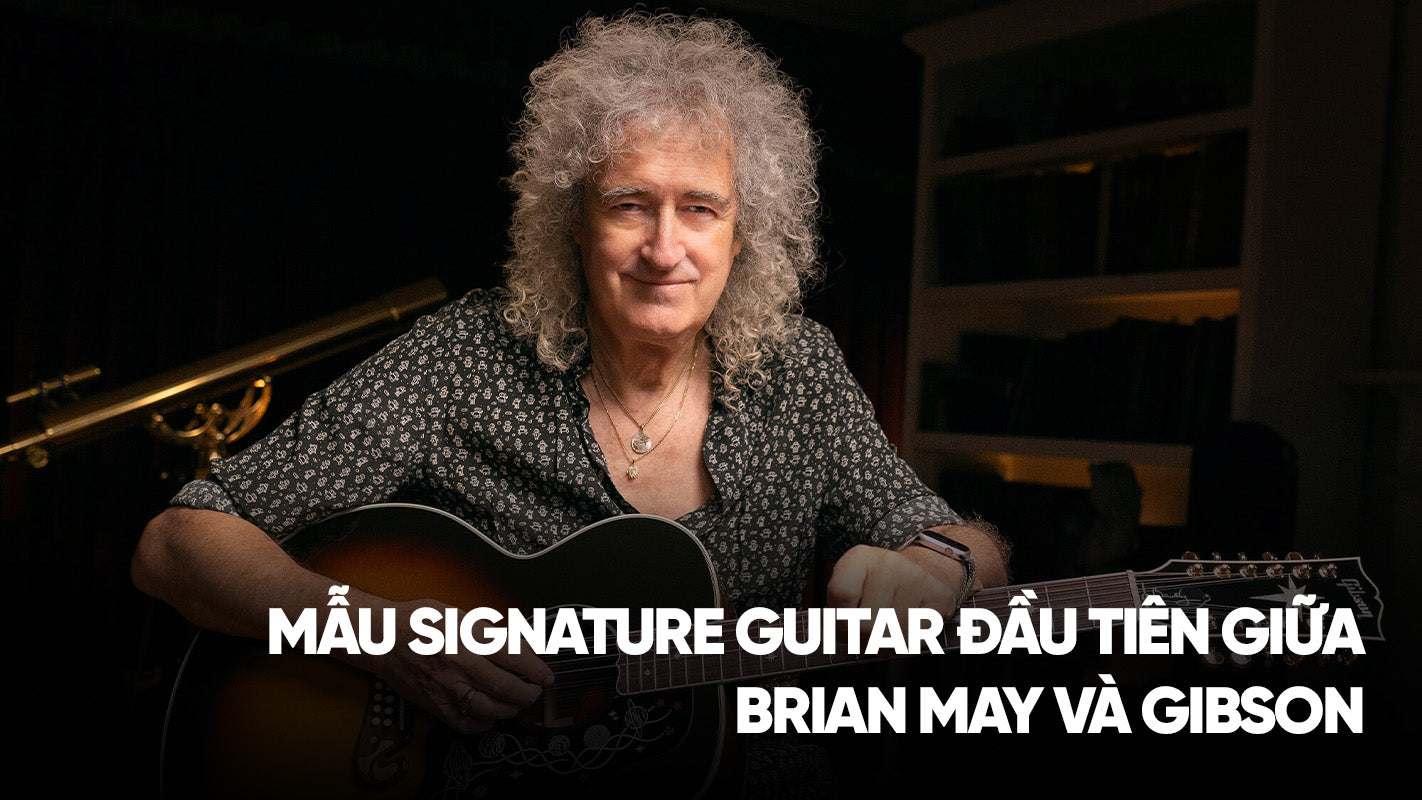 Gibson SJ-200: Chiếc Guitar Signature Đầu Tiên Của Brian Brian May Từ Gibson Trình Làng!!