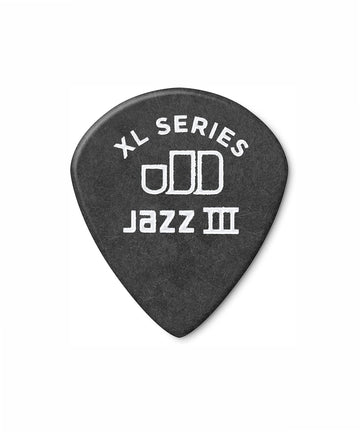 Jim Dunlop Tortex Jazz III XL Guitar Picks - 1.35mm Black