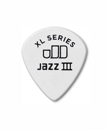 Jim Dunlop Tortex Jazz III XL Guitar Picks - 1.50mm White