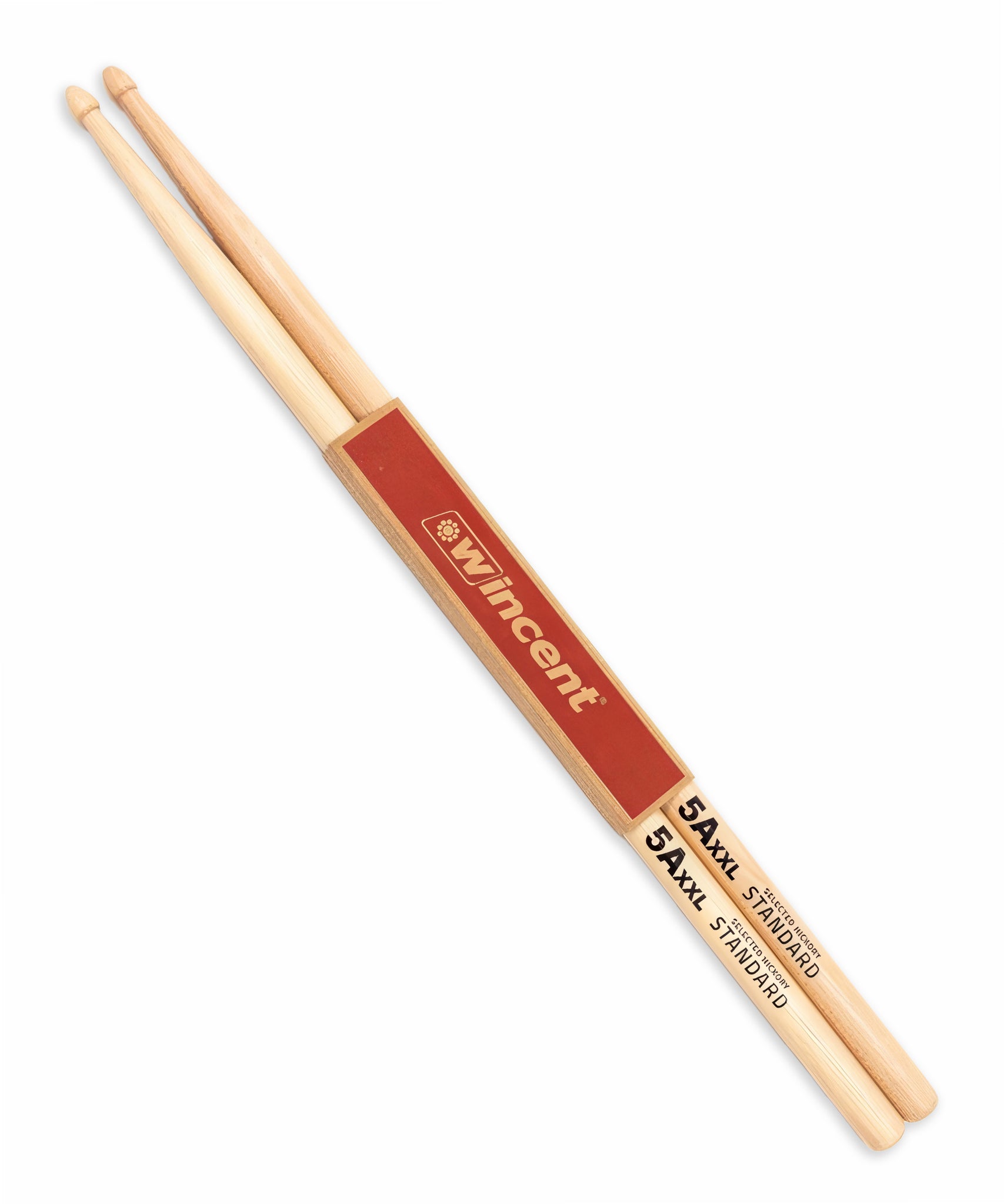 Dùi trống Wincent Standard Hickory - 5AXXL - Acorn Tip