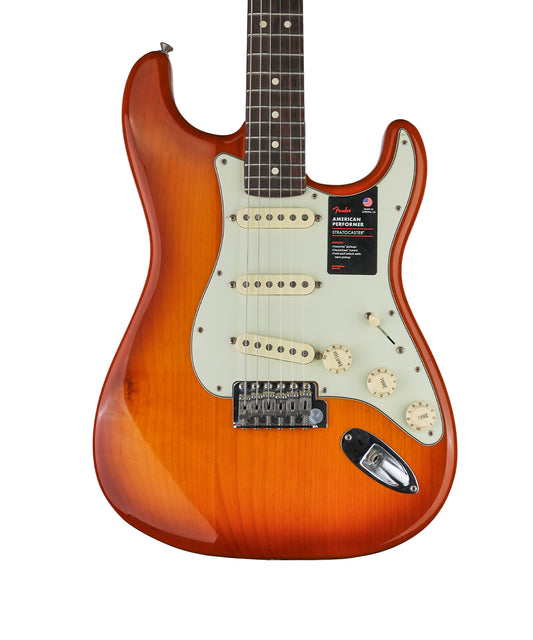 Fender American Performer Stratocaster - Honeyburst with Rosewood Fingerboard