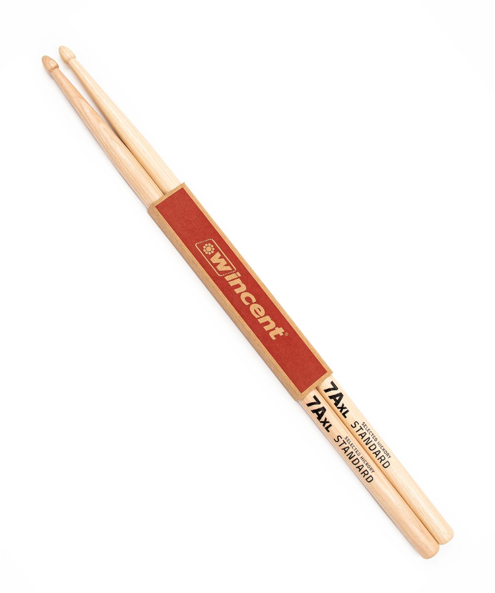 Dùi trống Wincent Standard Hickory - 7AXL - Acorn Tip
