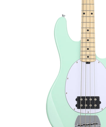 Sterling S.U.B Series RAY4 4-String Electric Bass Guitar, Mint Green