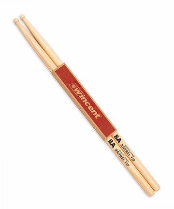 Dùi trống Wincent Hickory - 8A - Barrel Tip