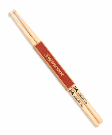Dùi trống Wincent Hickory - 5ABT- Barrel Tip