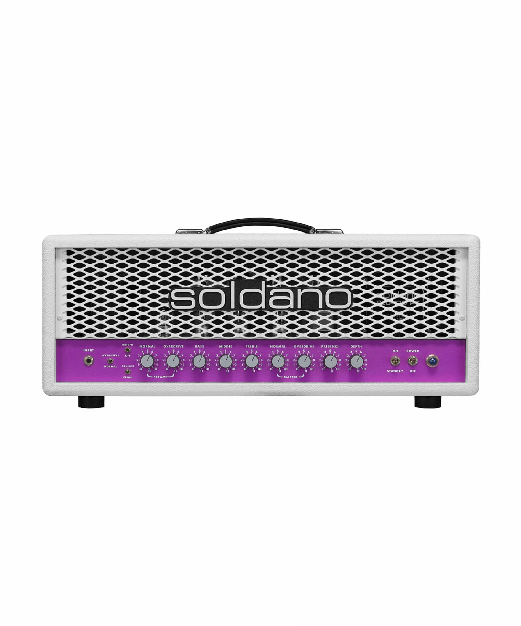Bộ amplifier guitar điện SLO-100 White – Purple Panel – Signed