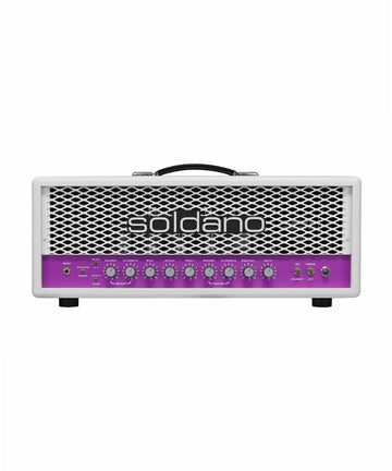Bộ amplifier guitar điện SLO-100 White – Purple Panel – Signed
