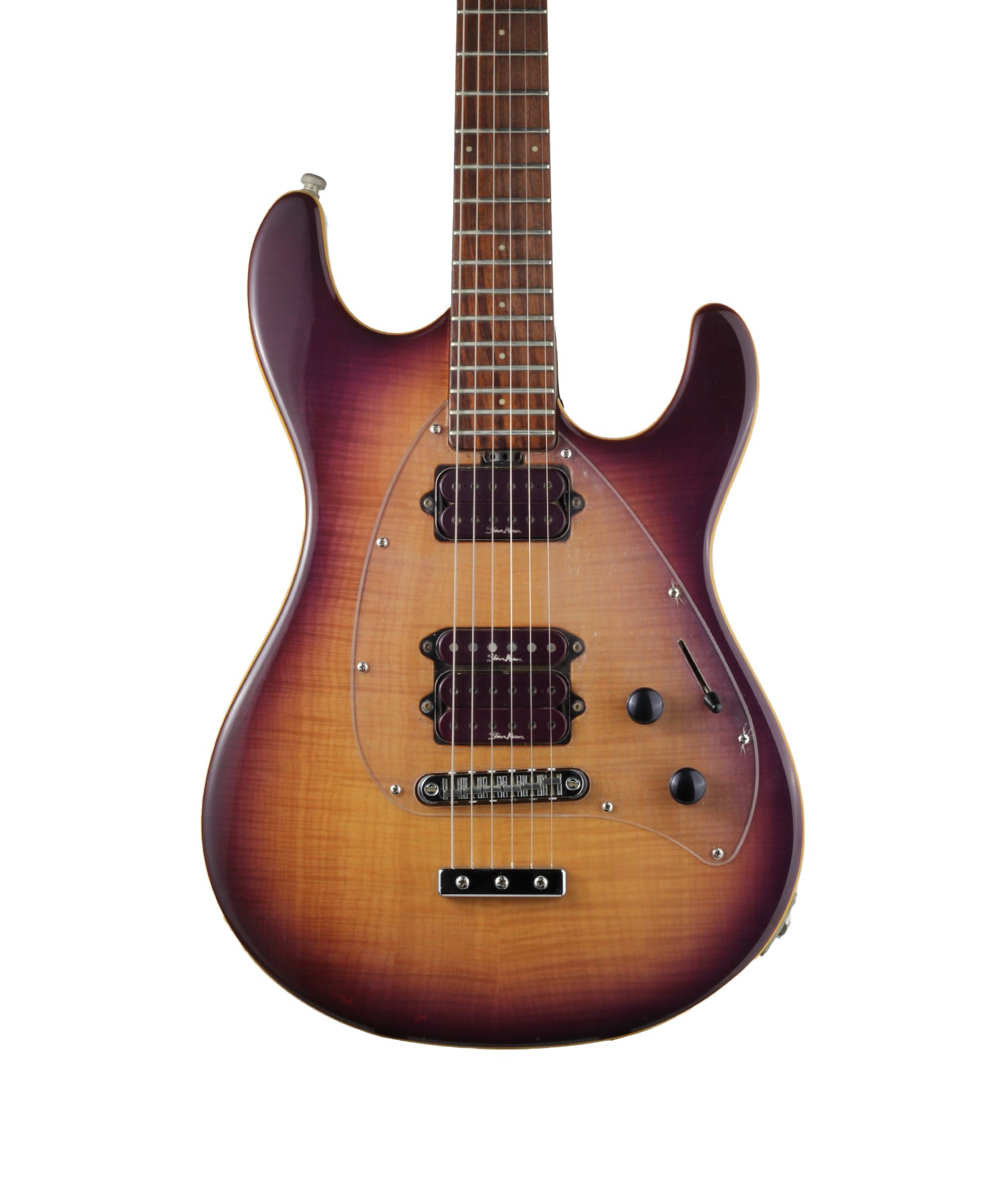 Ernie Ball Music Man Steve Morse Y2D Signature Flame Top - Purple Suns