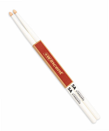 Dùi trống Wincent Standard White finish (Hickory) - 5ACW - Acorn Tip
