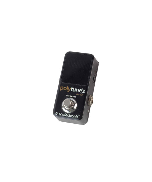 TC Electronic PolyTune 2 Mini Polyphonic LED Guitar Tuner Pedal - Noir
