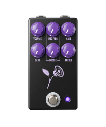 JHS Violet Lari Basilio Signature Distortion/Overdrive Pedal - Black