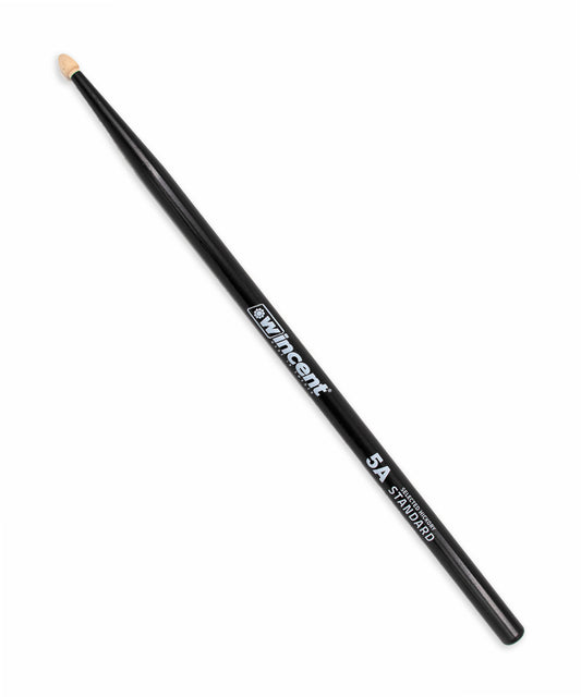 Dùi trống Wincent Standard Black Finish (Hickory) - 5ACB - Acorn Tip