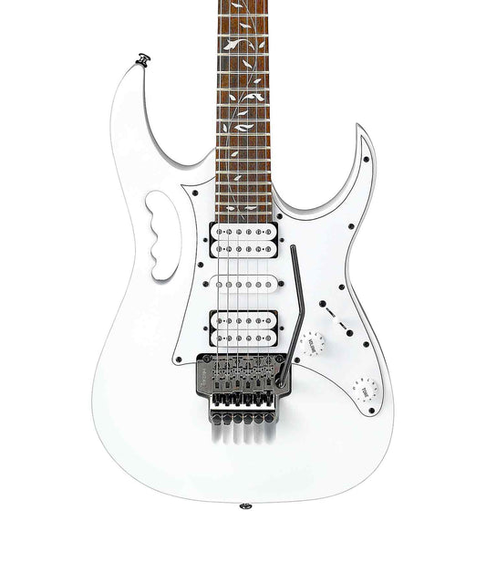 Ibanez JEMJR-WH Steve Vai Signature Electric Guitar - White