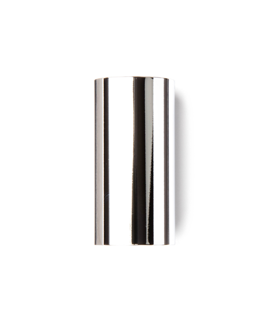 Dunlop 318 Chromed Steel Slide - Large size - Short - Medium Wall Thickness
