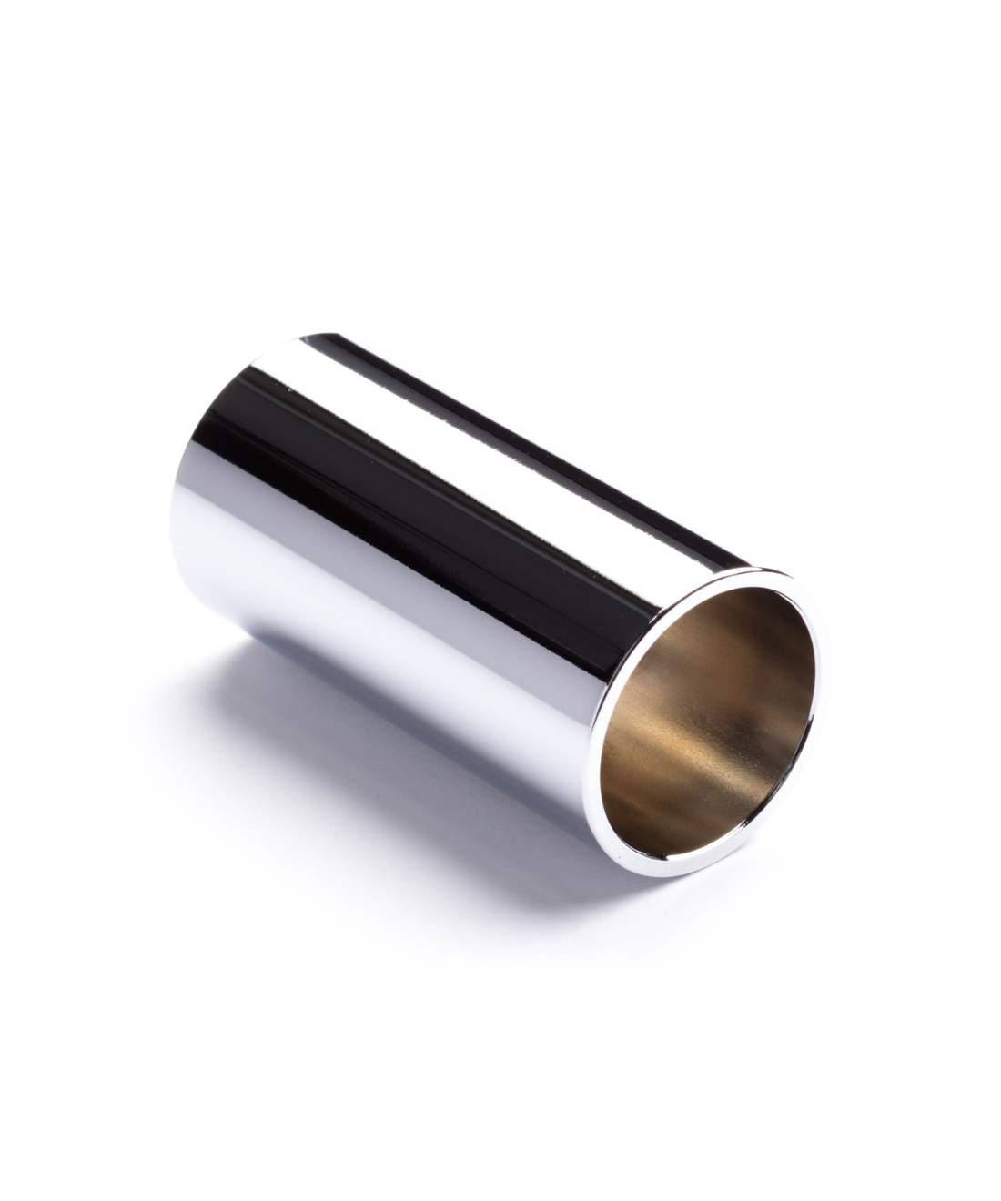 Dunlop 318 Chromed Steel Slide - Large size - Short - Medium Wall Thickness