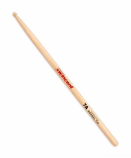 Dùi trống Wincent Hickory - 7ABT - Barrel Tip