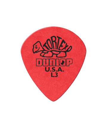 Phím đàn Jim Dunlop Tortex Jazz III Guitar Pick - 0.50mm Red
