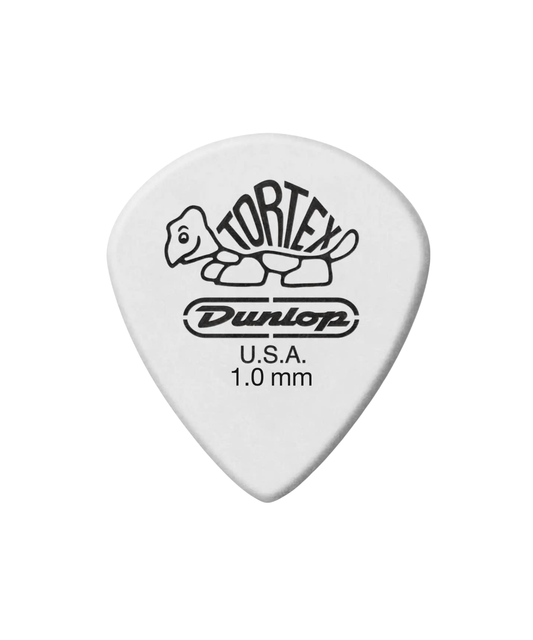 Phím đàn Jim Dunlop Tortex Jazz III XL "Tone Lab Racing Flag" Guitar Picks - 1.00mm White