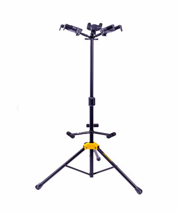 Hercules Stands GS432B PLUS Tri Guitar Stand with Auto Grip System and Foldable Yoke