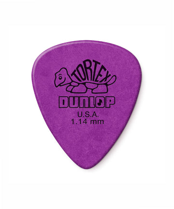 Jim Dunlop Tortex Standard Guitar Picks - Purple, 1.14mm