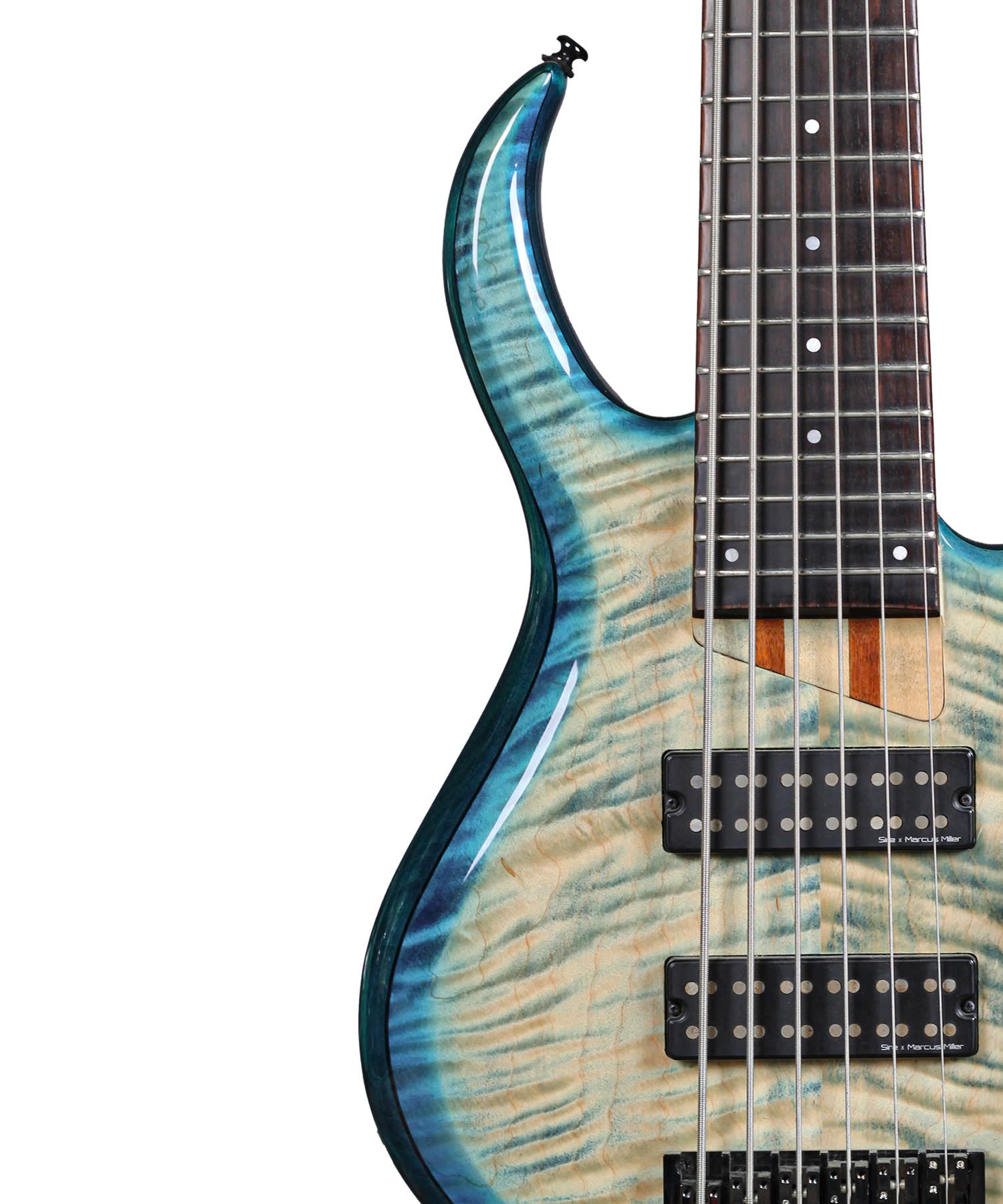 [Excellent] Đàn Guitar Bass Điện Sire Marcus Miller M7 2nd Generation, Rosewood Fingerboard - Transparent Blue