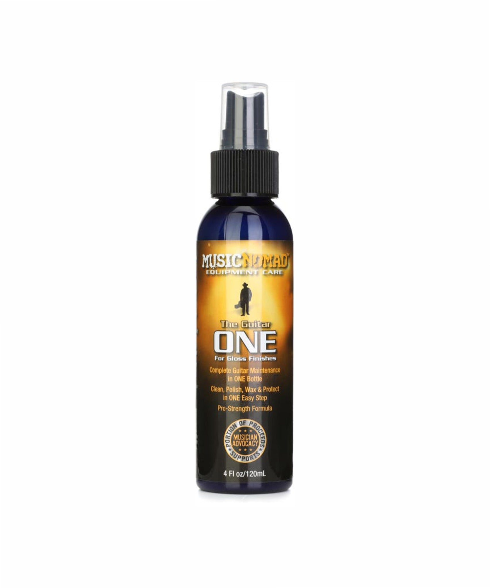 Dung Dịch Vệ Sinh Guitar Tổng Hợp Music Nomad MN103 The Guitar ONE - All in 1 Cleaner, Polish & Wax - Dung tích 120ml