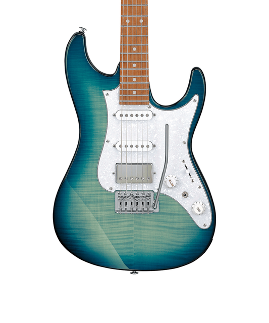 Đàn Guitar Điện Ibanez AZ22S1F-TXB Electric Guitar, Transparent Turquoise Burst